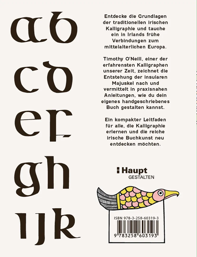 Back Cover Image Irische Kalligraphie