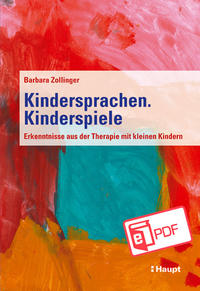 Vorderes Coverbild Kindersprachen. Kinderspiele