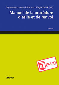 Vorderes Coverbild Manuel de la procédure d'asile et de renvoi