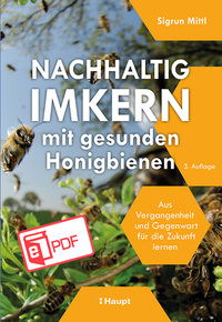 Vorderes Coverbild Nachhaltig Imkern mit gesunden Honigbienen