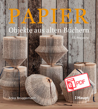 Vorderes Coverbild Papier-Objekte aus alten Büchern