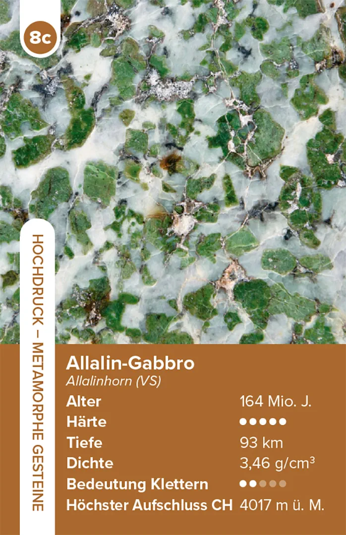 Beispielinhalt (Bild) Gesteine – das Quartett-Spiel