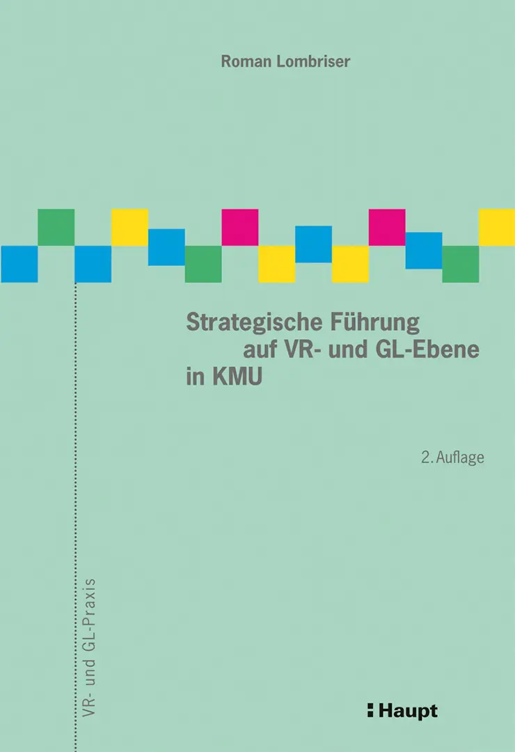 Vorderes Coverbild Strategische Führung auf VR- und GL-Ebene in KMU
