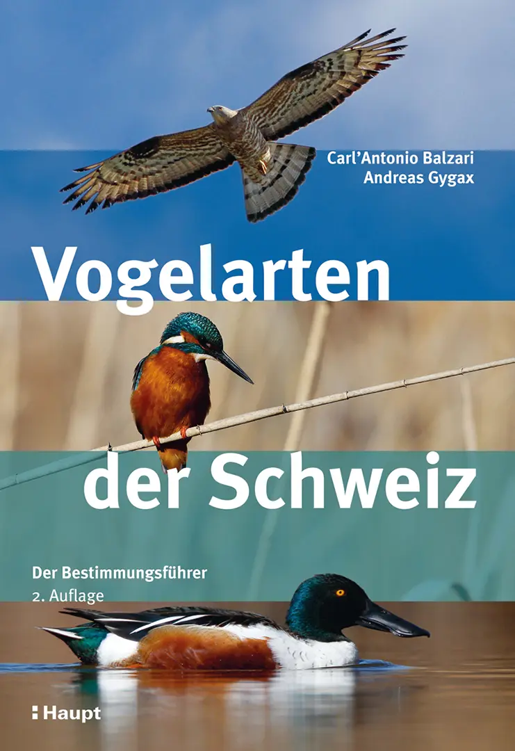 Vorderes Coverbild Vogelarten der Schweiz