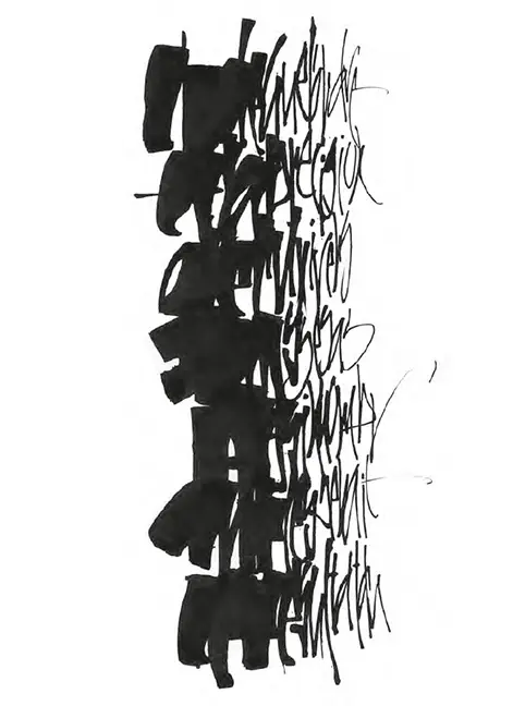 Beispielinhalt (Bild) Schriftspiele - Das Postkartenbuch