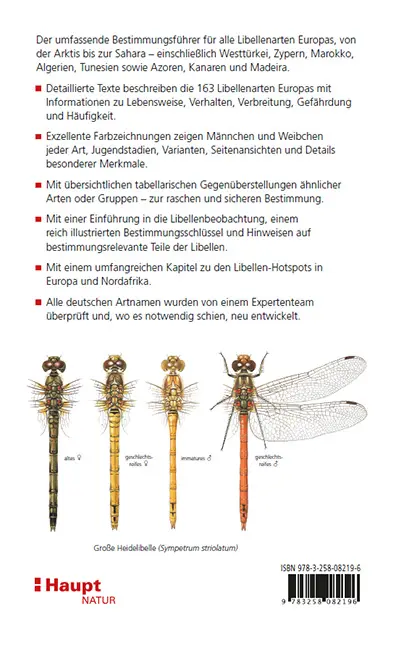 Rückseitencover Libellen Europas