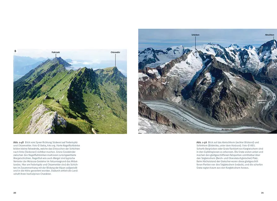 Beispielinhalt (Bild) Landschaften und Geologie der Schweiz