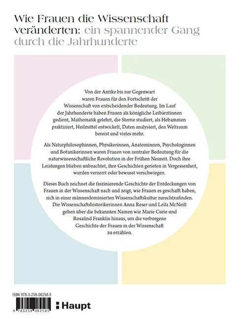 Rückseitencover Frauen, die die Wissenschaft veränderten