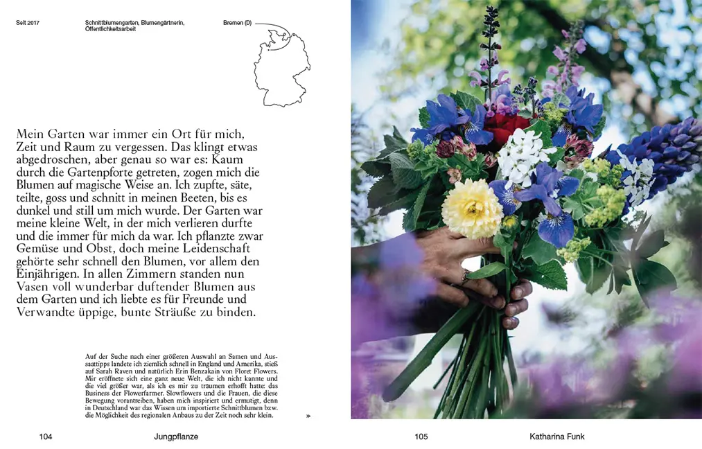 Beispielinhalt (Bild) Slowflower-Bewegung