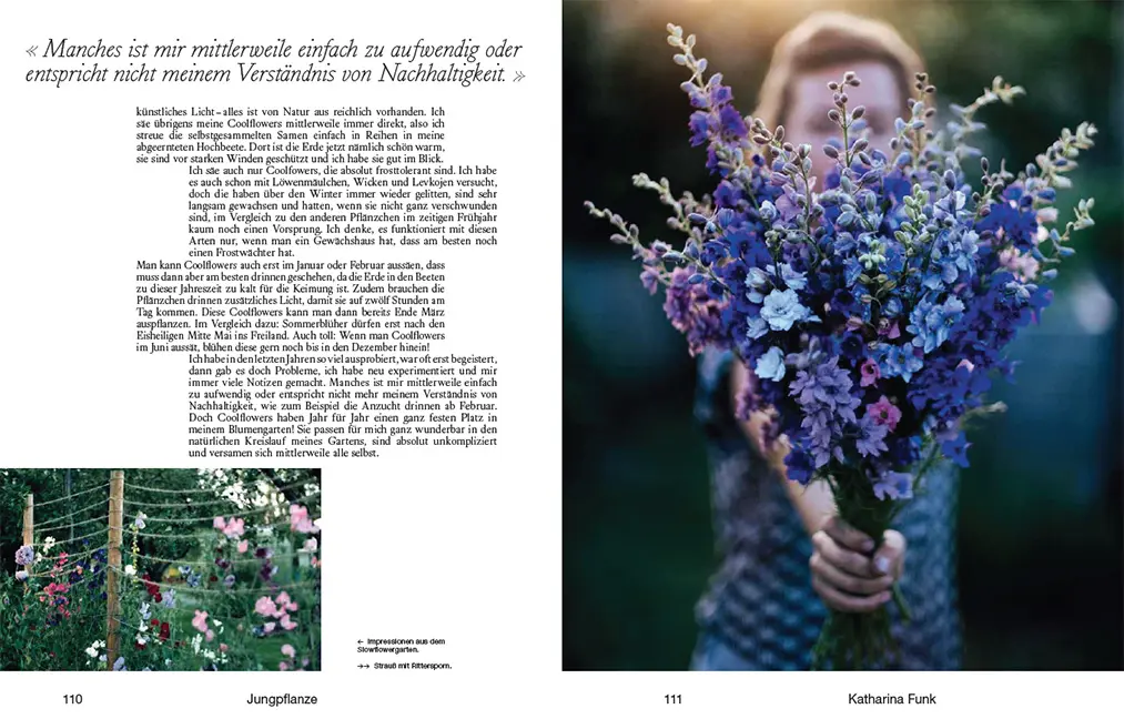 Beispielinhalt (Bild) Slowflower-Bewegung