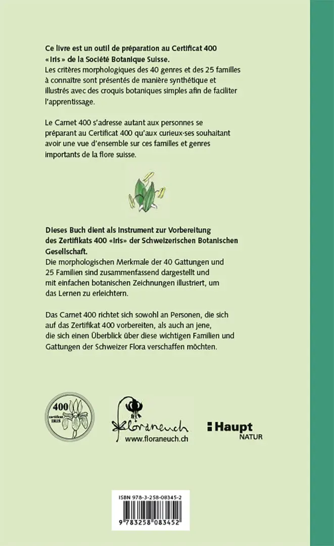 Rückseitencover Carnet 400