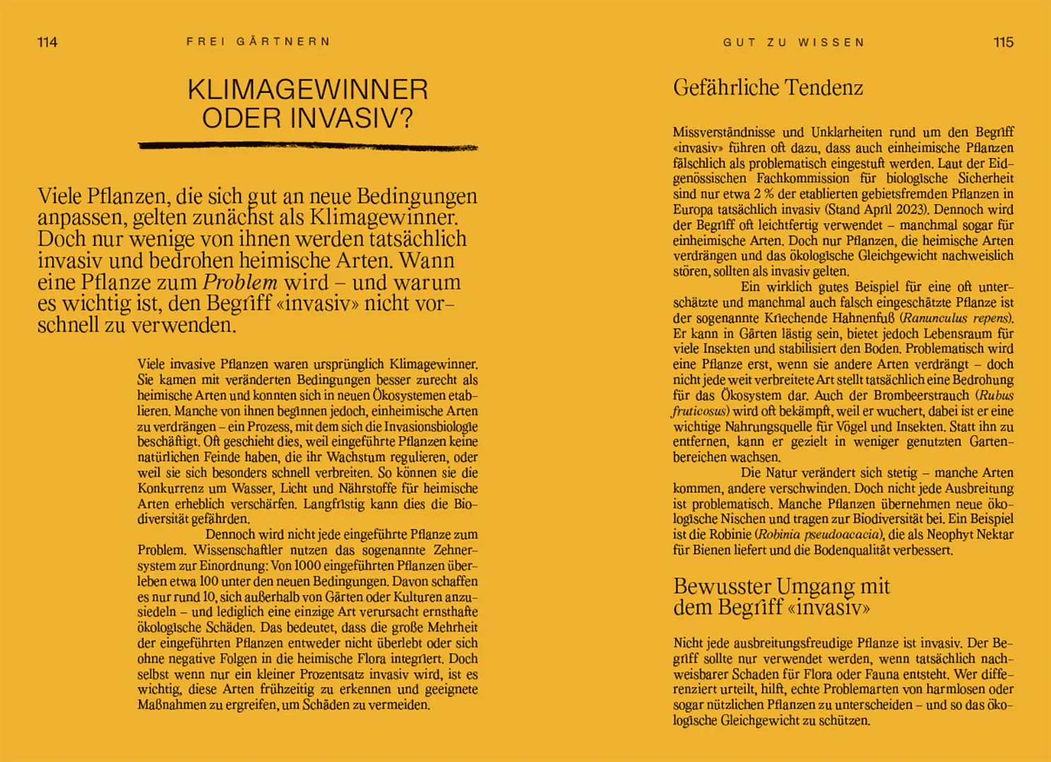 Beispielinhalt (Bild) Frei gärtnern