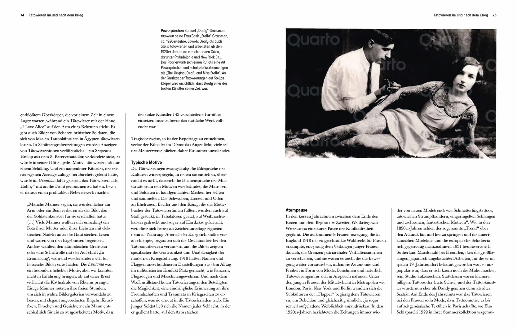 Beispielinhalt (Bild) Tattoos