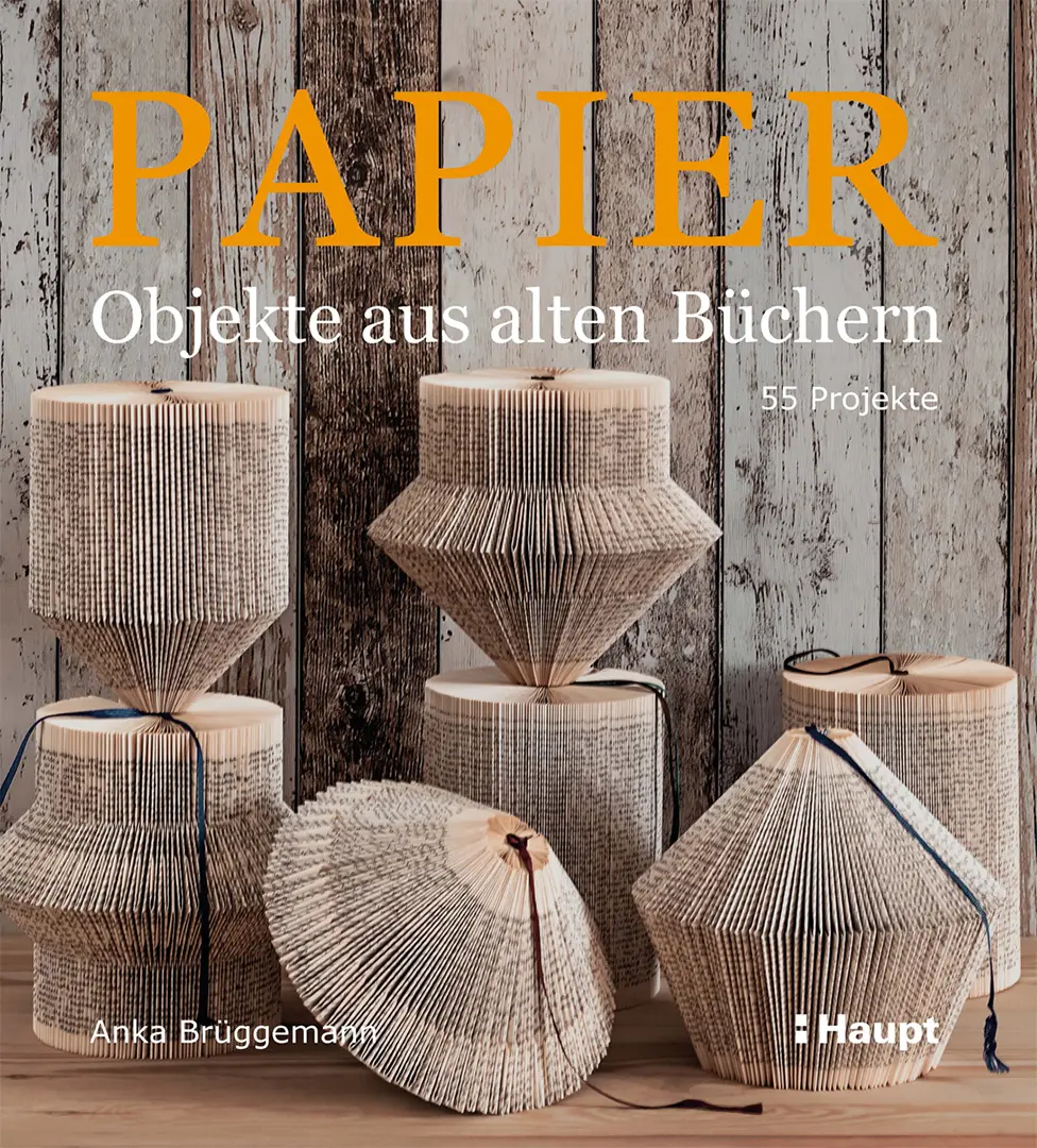 Vorderes Coverbild Papier-Objekte aus alten Büchern