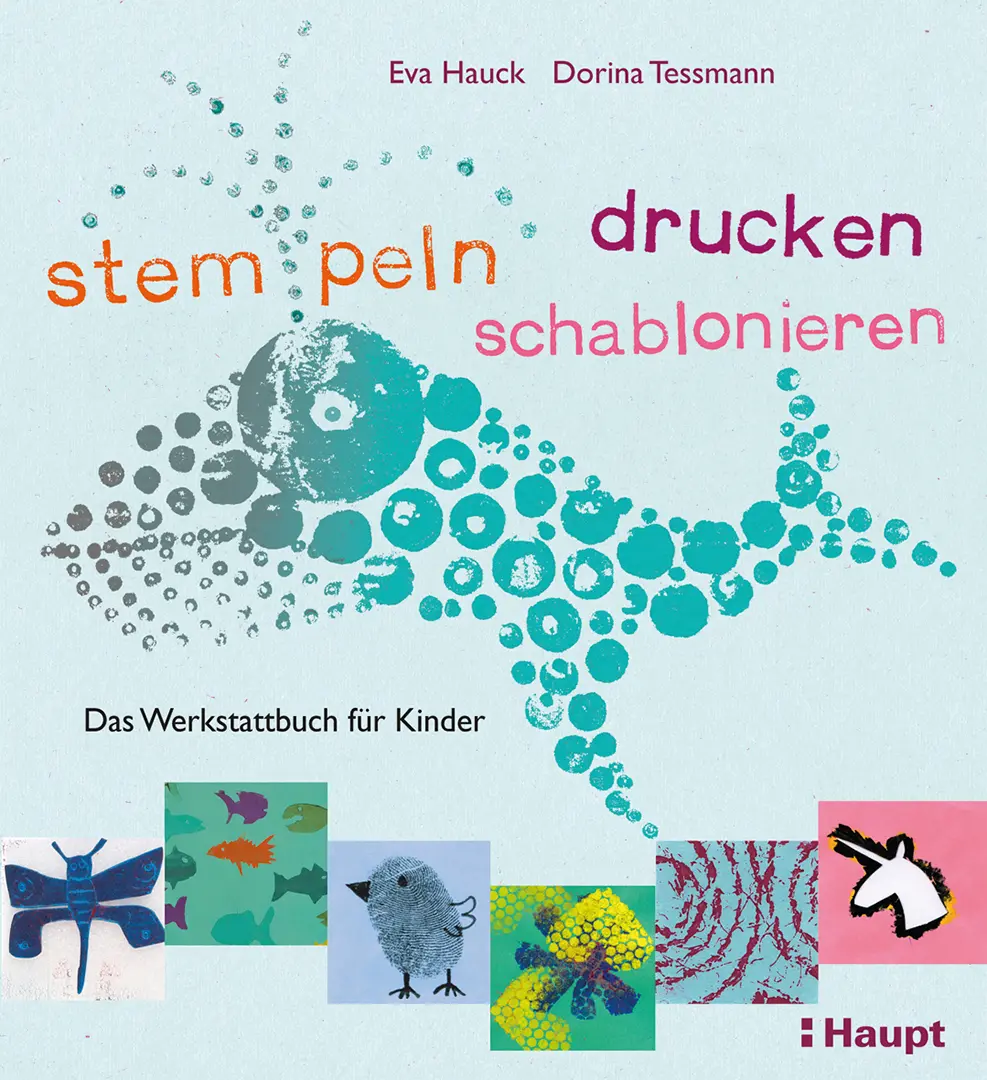 Vorderes Coverbild stempeln, drucken, schablonieren