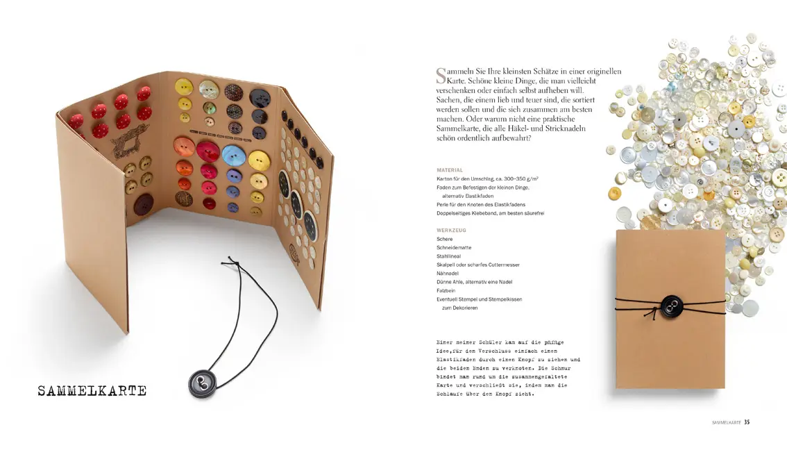 Beispielinhalt (Bild) Bücher binden