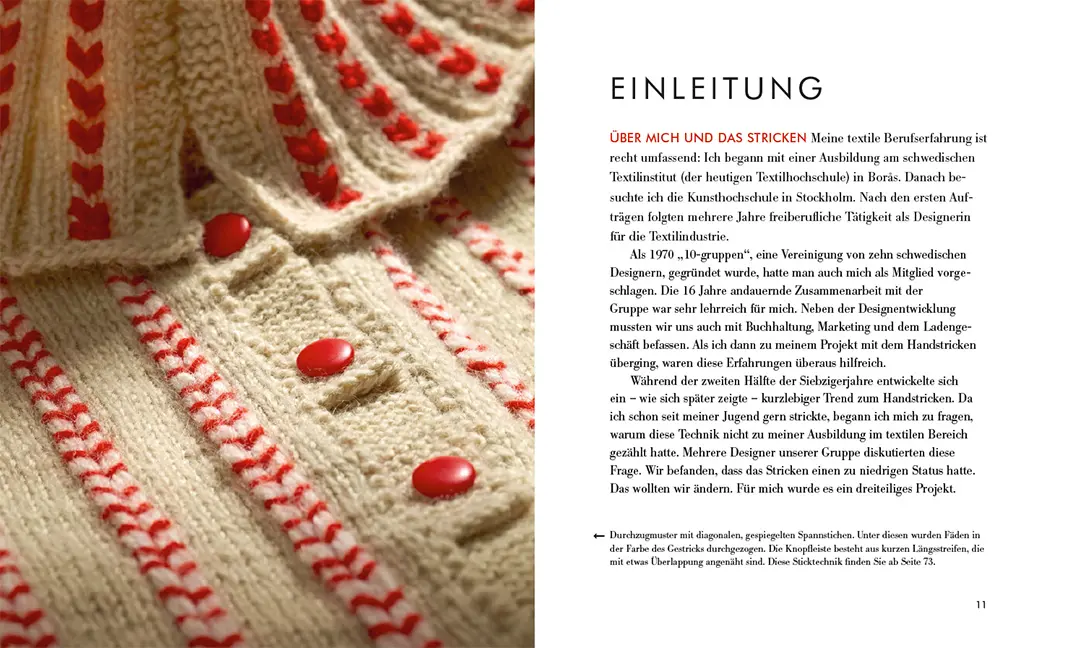 Beispielinhalt (Bild) Sticken auf Strick