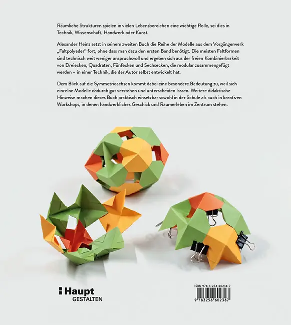 Rückseitencover Faltformen