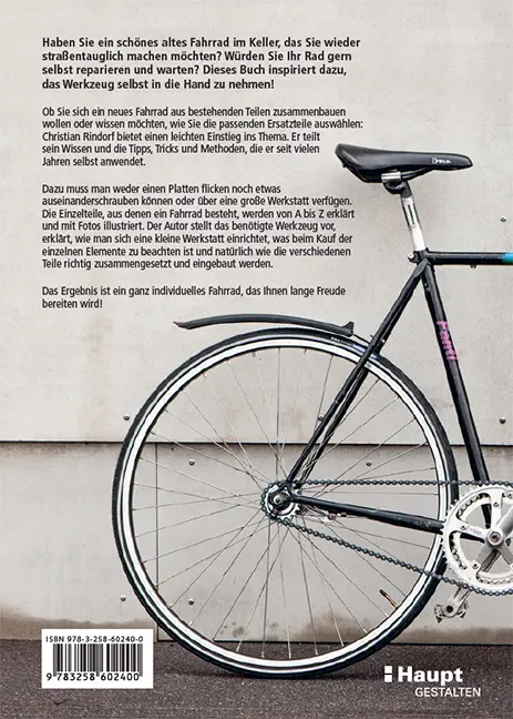 Rückseitencover Bau dein eigenes Fahrrad