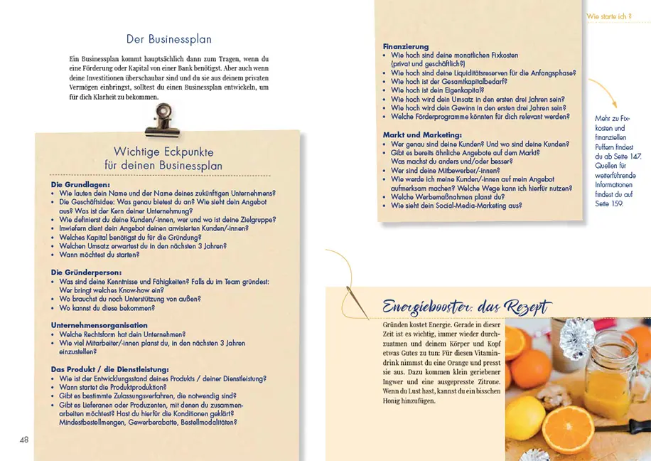 Beispielinhalt (Bild) Mein Kreativ-Business