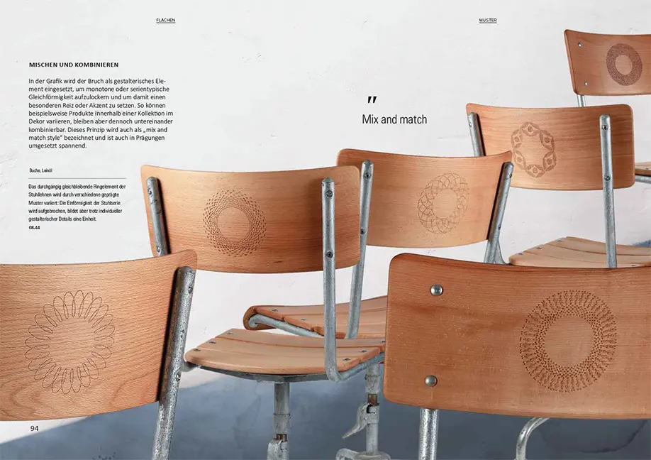 Beispielinhalt (Bild) Holz prägen