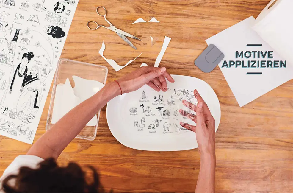 Beispielinhalt (Bild) Keramik illustrieren und dekorieren