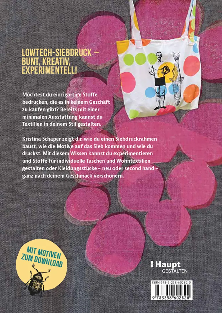 Rückseitencover Einfach Siebdruck