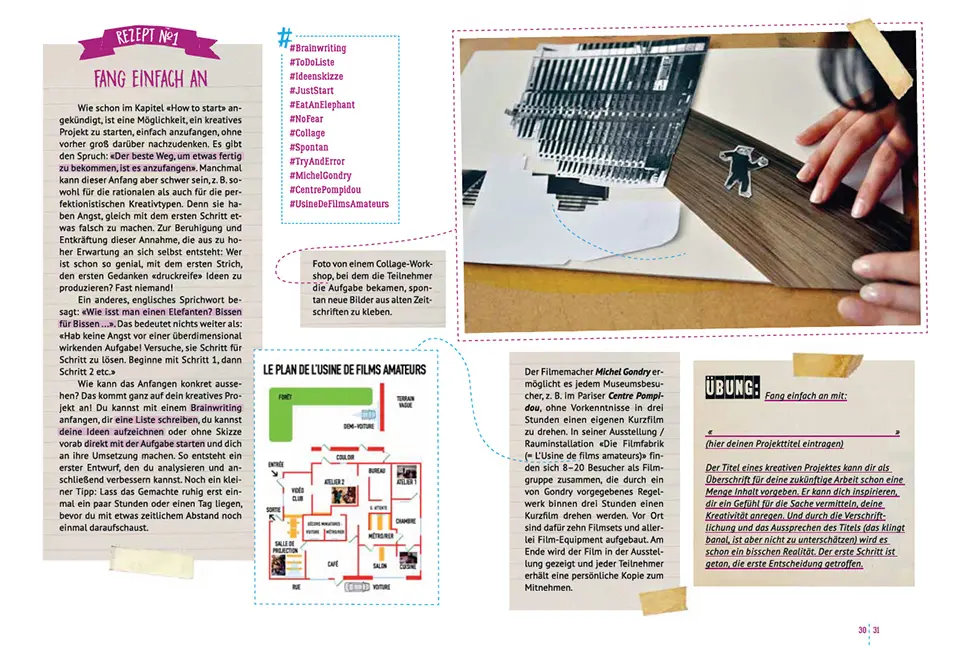 Beispielinhalt (Bild) Kopf frei für den kreativen Flow