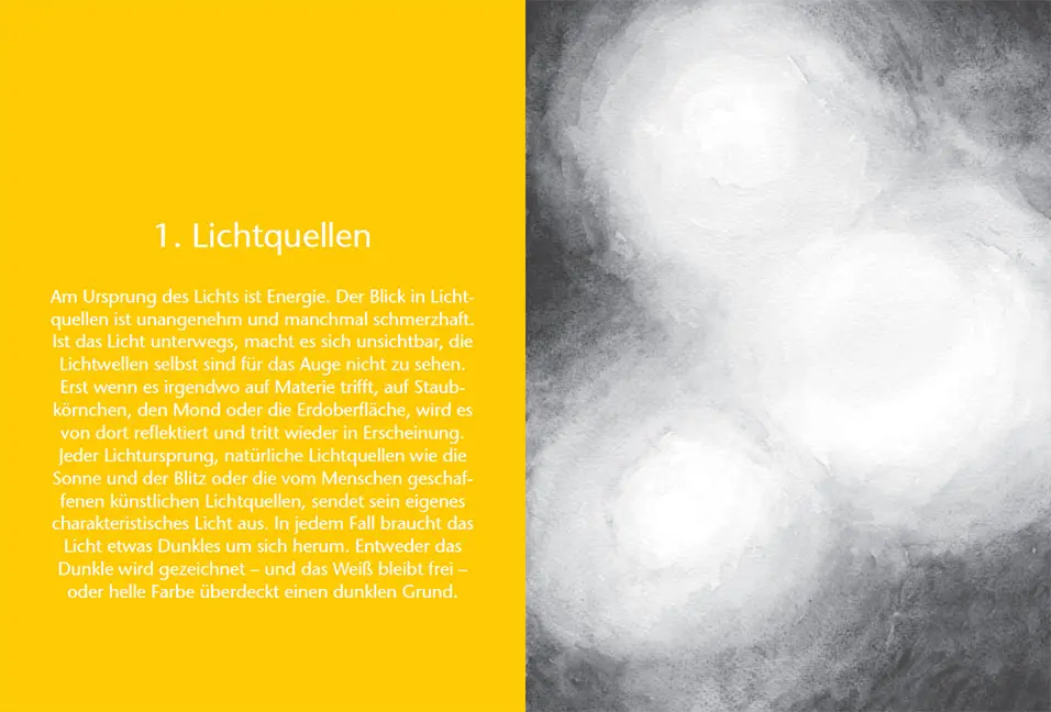 Beispielinhalt (Bild) Licht: Illusion aus Hell und Dunkel