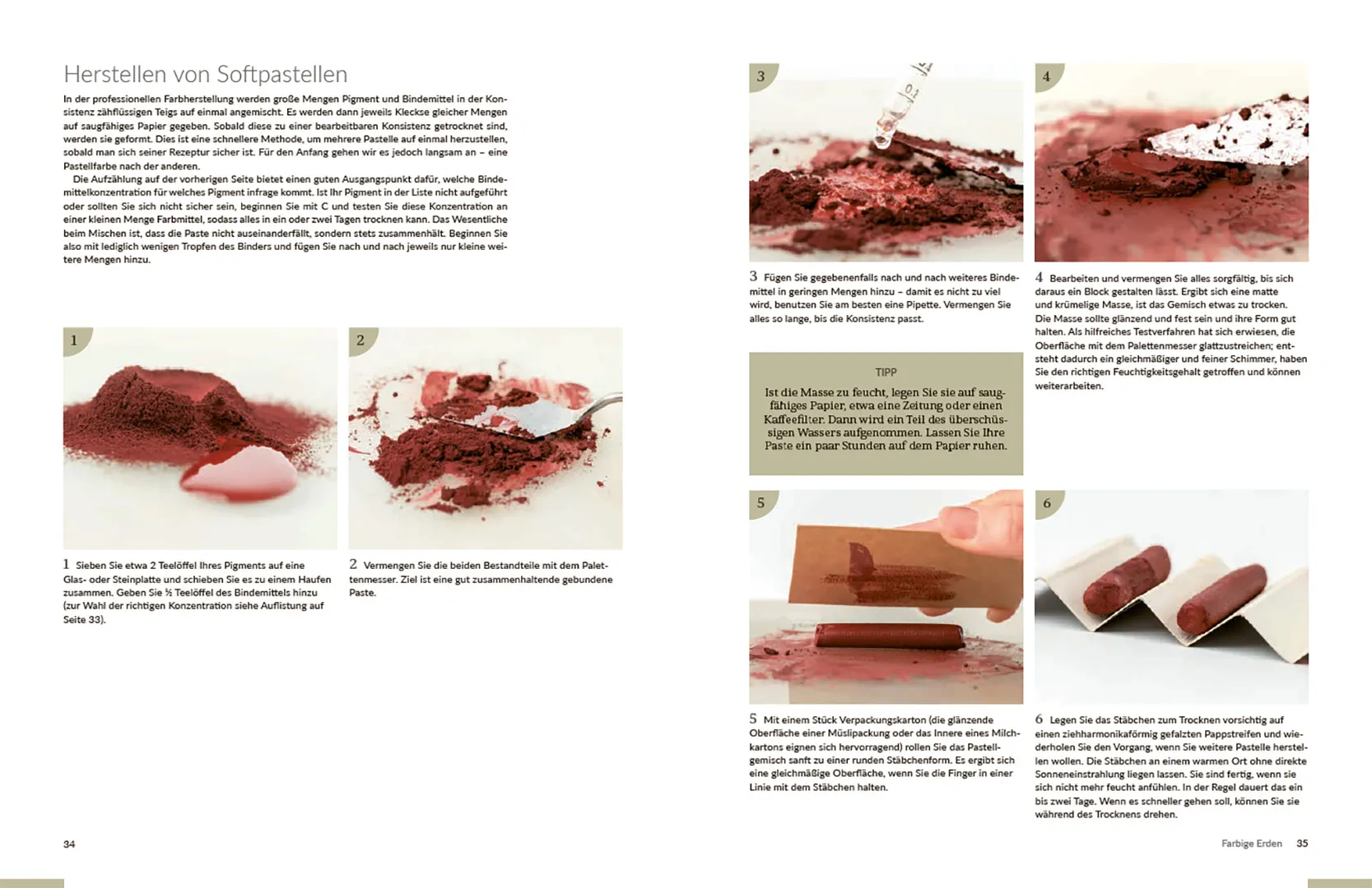 Beispielinhalt (Bild) wild und bunt – selbst gemachte Zeichenmaterialien aus der Natur