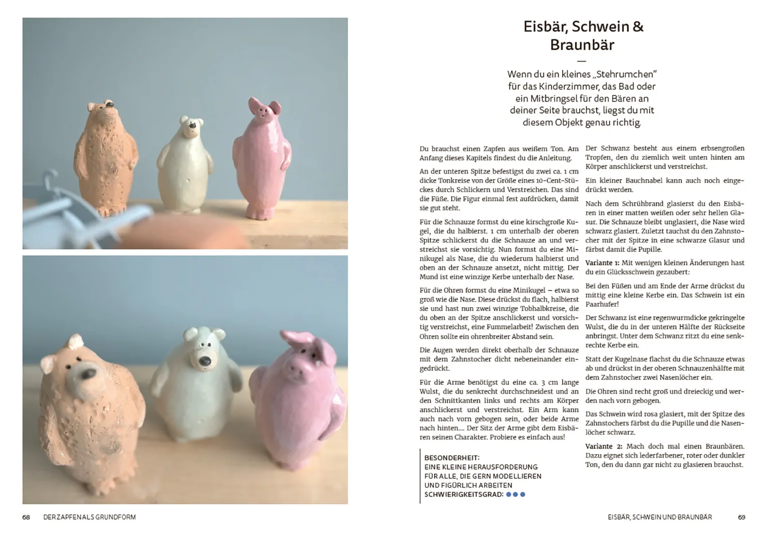 Beispielinhalt (Bild) Aus Ton geformt