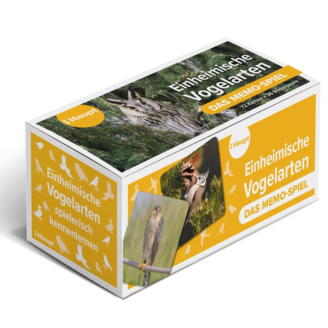 Rückseitencover Einheimische Vogelarten – das Memo-Spiel