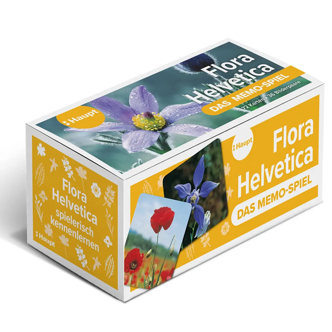 Rückseitencover Flora Helvetica – das Memo-Spiel