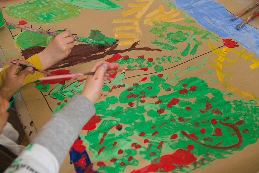 Deutschland, Berlin, Kurs Claudia Scholl, 3.4.2014