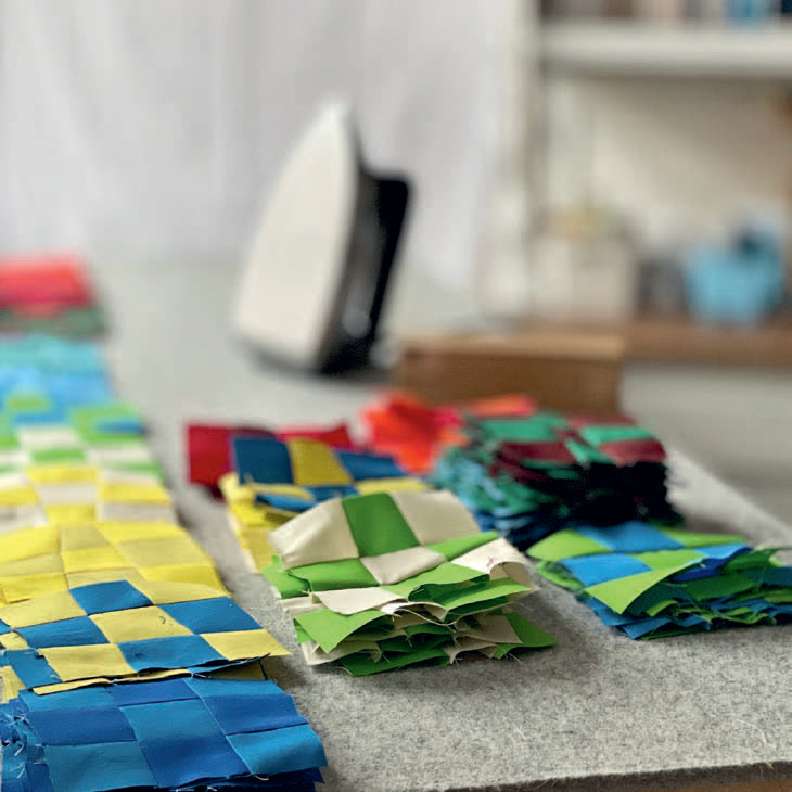 Patchworken und Quilten: Die freie Schneidetechnik