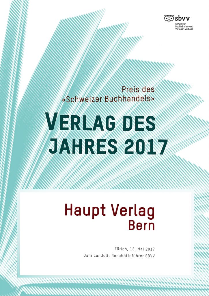 Haupt ist der Verlag des Jahres 2017