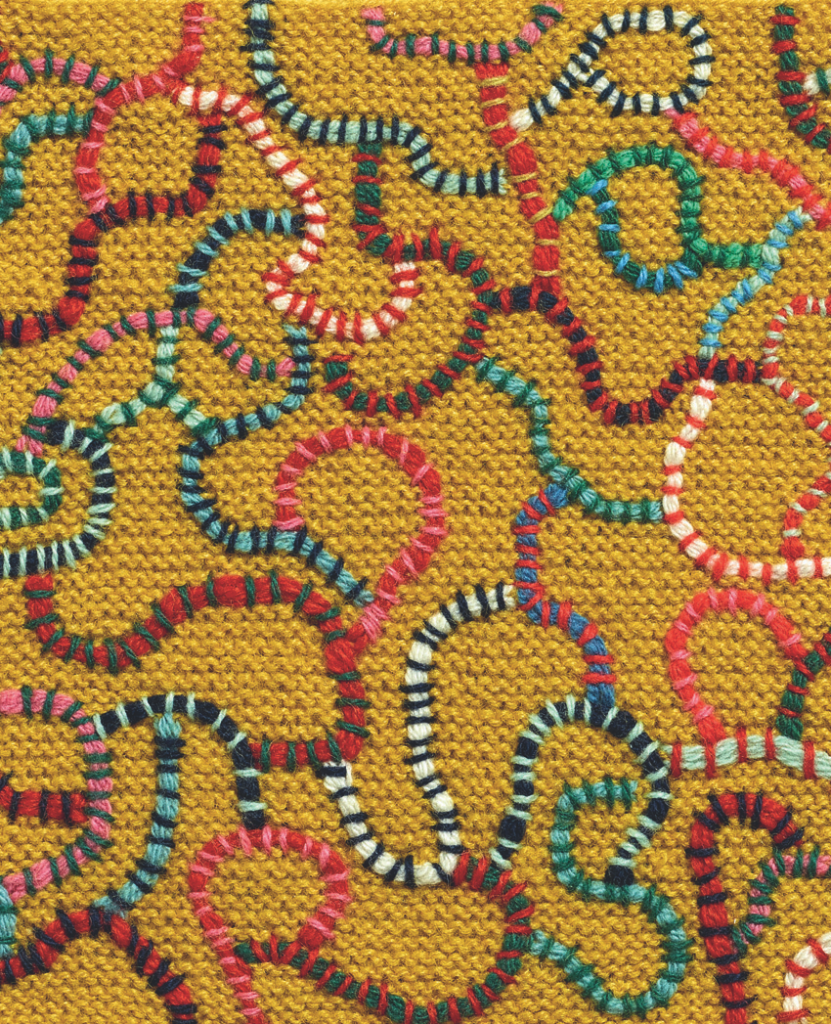 Inspirationsquelle «Sticken auf Strick»